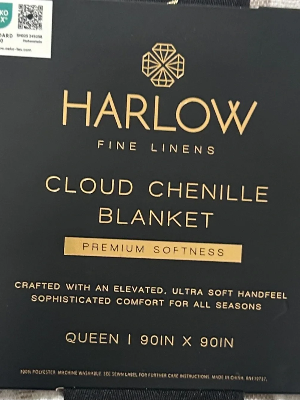 Harlow Tan and Off White Cloud Chenille Queen Animal Print Blanket 90”x90”